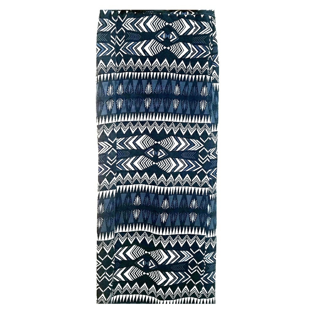 Long Element Patterned Skirt